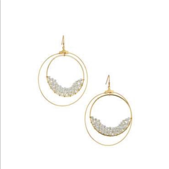 Panacea Cache Jewelry - Double Hoop Drop Earrings Panacea Cache Jewelry - Double Hoop Drop Earrings